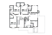 Traditional Style House Plan - 4 Beds 3.5 Baths 2332 Sq/Ft Plan #67-501 