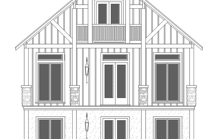 House Plan Design - Exterior - Other Elevation for Cottage House Plan #45-619 - 3 bed, 2.5 bath