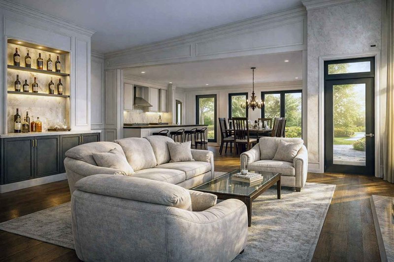 House Blueprint - Interior - Other 1 for Bungalow House Plan #1101-68 - 3 bed, 3.5 bath