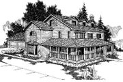 Country Style House Plan - 6 Beds 4 Baths 3484 Sq/Ft Plan #60-128 