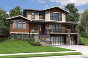 Contemporary Style House Plan - 3 Beds 2.5 Baths 2805 Sq/Ft Plan #48-680 