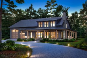 Dream House Plan - Barndominium Exterior - Front Elevation Plan #430-340