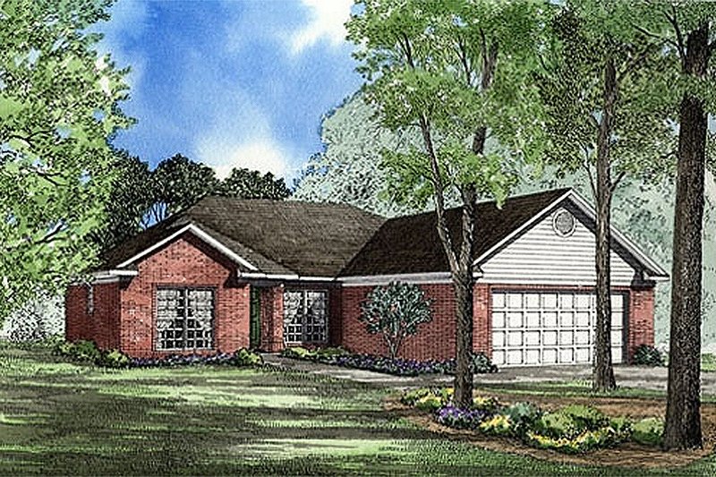 House Design - Traditional Exterior - Front Elevation Plan #17-133