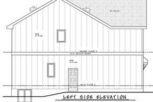 Exterior - Other Elevation for Farmhouse House Plan #20-2545 - 4 bed, 2.5 bath