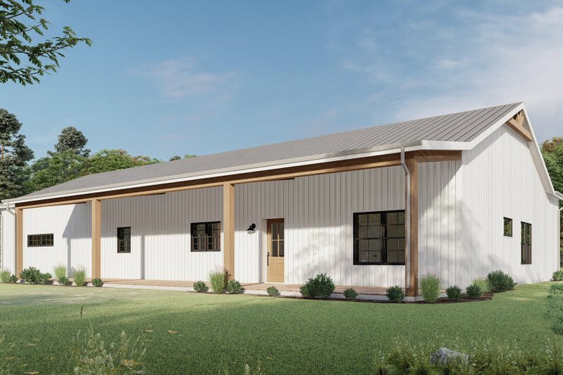 House Design - Exterior - Other Elevation for Barndominium House Plan #1092-40 - 4 bed, 2.5 bath