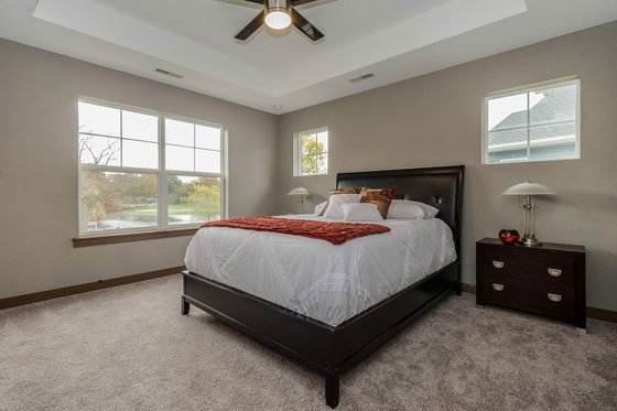 Interior - Master Bedroom for Traditional House Plan #70-1474 - 6 bed, 4 bath