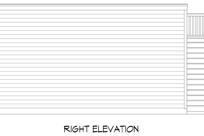 House Blueprint - Exterior - Other Elevation 1 for Traditional House Plan #932-442, 0 bath