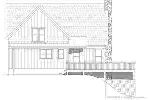 Exterior - Other Elevation for Contemporary House Plan #932-558 - 2 bed, 2.5 bath