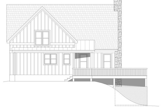 Exterior - Other Elevation for Contemporary House Plan #932-558 - 2 bed, 2.5 bath