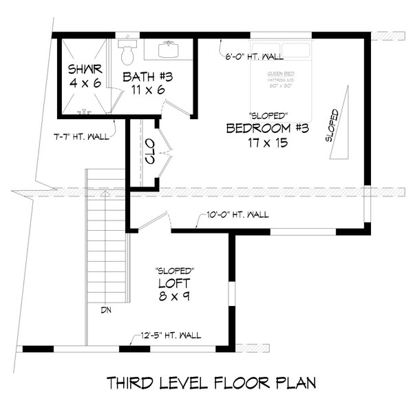 Home Plan - Contemporary Floor Plan - Upper Floor Plan #932-1224