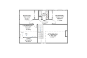 Farmhouse Style House Plan - 3 Beds 2.5 Baths 1703 Sq/Ft Plan #1116-21 Floor 