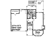 Traditional Style House Plan - 3 Beds 2 Baths 1299 Sq/Ft Plan #47-185 