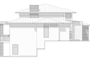 Contemporary Style House Plan - 5 Beds 4.5 Baths 6179 Sq/Ft Plan #1114-101 Exterior 