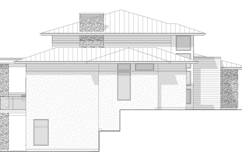 Dream House Plan - Exterior - Other Elevation for Contemporary House Plan #1114-101 - 5 bed, 4.5 bath