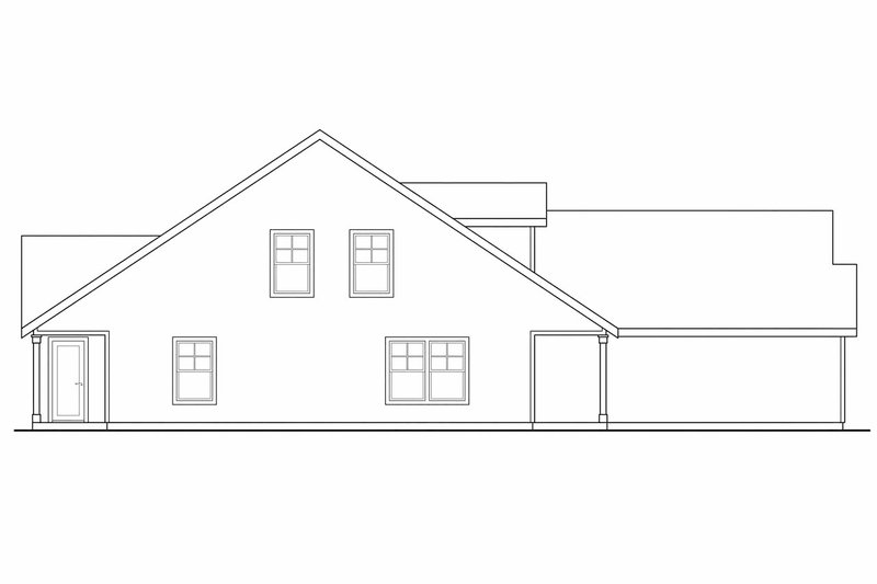 Home Plan - Exterior - Other Elevation 1 for Craftsman House Plan #124-808 - 6 bed, 4 bath
