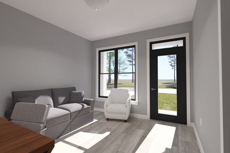 Architectural House Design - Interior - Entry for Cottage House Plan #513-2415 - 3 bed, 2 bath