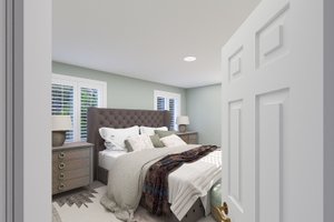 Interior - Master Bedroom 2 for Farmhouse House Plan #1060-250 - 3 bed, 2.5 bath