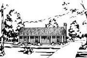 Country Style House Plan - 3 Beds 2 Baths 1148 Sq/Ft Plan #36-263 
