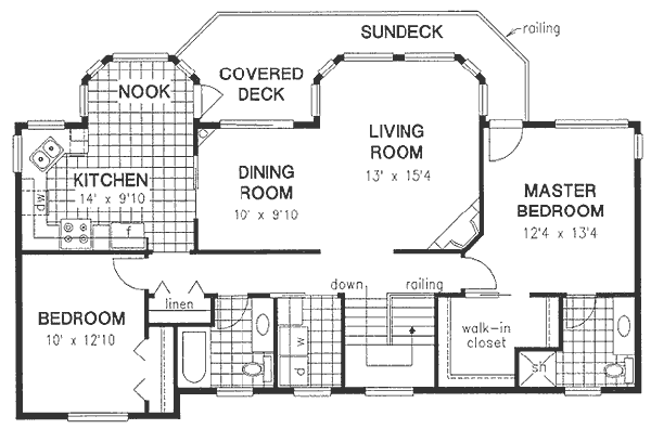 Dream House Plan - European Floor Plan - Main Floor Plan #18-9214