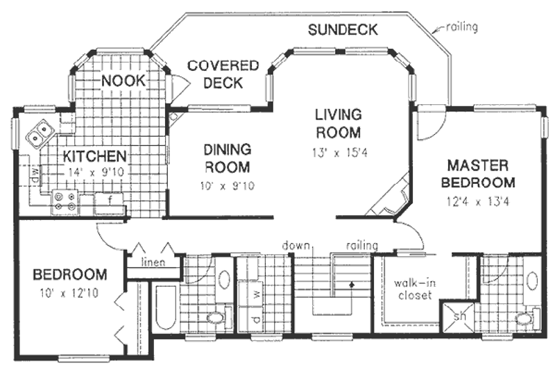 House Plan Design - Floor Plan - Main Floor for European House Plan #18-9214 - 3 bed, 3 bath