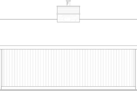 Exterior - Rear Elevation for Modern House Plan #23-2894 - 2 bed, 2 bath