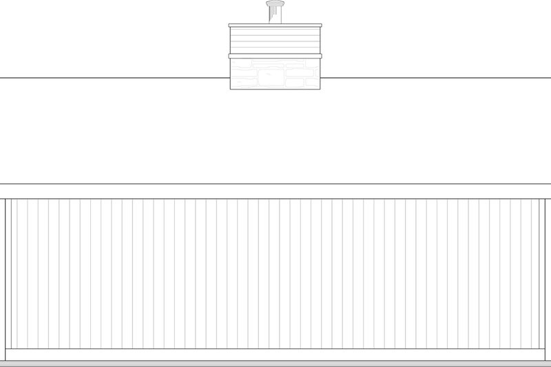 House Blueprint - Exterior - Rear Elevation for Modern House Plan #23-2894 - 2 bed, 2 bath