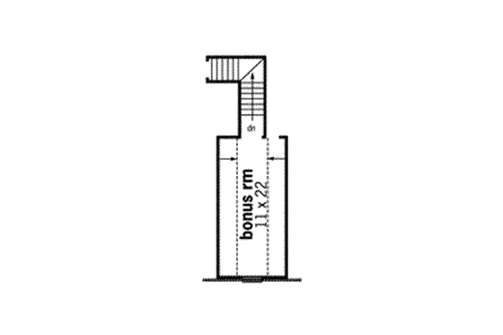 Floor Plan - Other Floor for Southern House Plan #16-273 - 3 bed, 2 bath