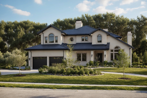 Craftsman Exterior - Front Elevation Plan #515-23