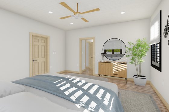 Interior - Master Bedroom 2 for Traditional House Plan #1060-148 - 3 bed, 2.5 bath