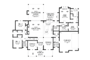 Farmhouse Style House Plan - 3 Beds 2.5 Baths 2671 Sq/Ft Plan #48-1186 