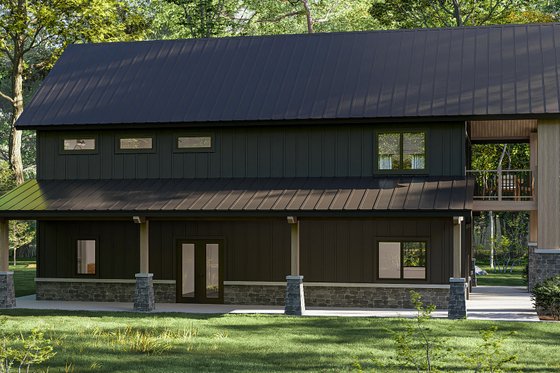 Exterior - Other Elevation 1 for Barndominium House Plan #455-345 - 3 bed, 3 bath