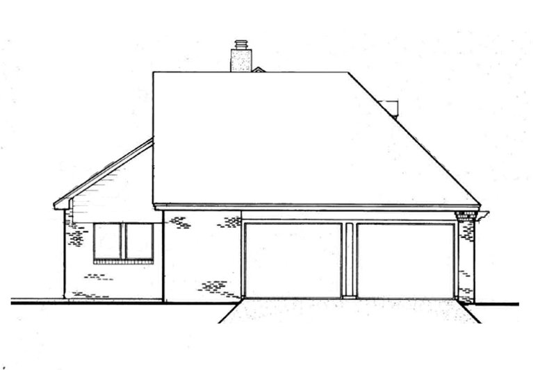 Dream House Plan - Exterior - Other Elevation for Southern House Plan #45-284 - 3 bed, 2 bath