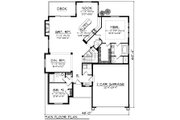 Ranch Style House Plan - 2 Beds 2 Baths 1848 Sq/Ft Plan #70-1212 