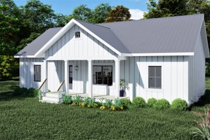 Exterior - Front Elevation 3 for Cottage House Plan #44-246 - 3 bed, 2 bath