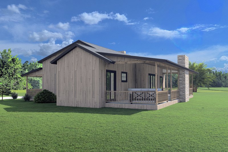 House Blueprint - Photo 13 for Farmhouse House Plan #1109-14 - 2 bed, 3 bath