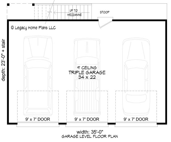 Home Plan - Modern Floor Plan - Main Floor Plan #932-876