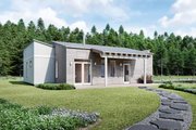 Modern Style House Plan - 2 Beds 2 Baths 1162 Sq/Ft Plan #924-17 