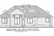 Traditional Style House Plan - 3 Beds 2 Baths 1672 Sq/Ft Plan #20-2097 Exterior 