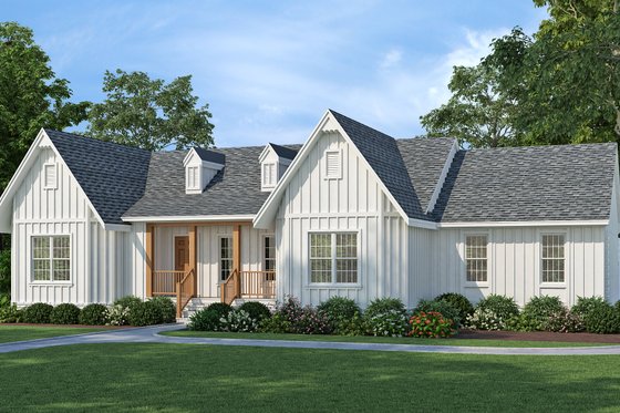 One-Story Plan with Storage