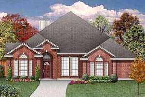 Traditional Exterior - Front Elevation Plan #84-218