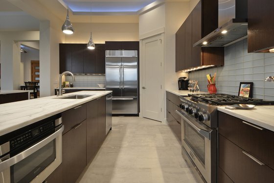 Interior - Kitchen 4 for Contemporary House Plan #935-18 - 4 bed, 4 bath