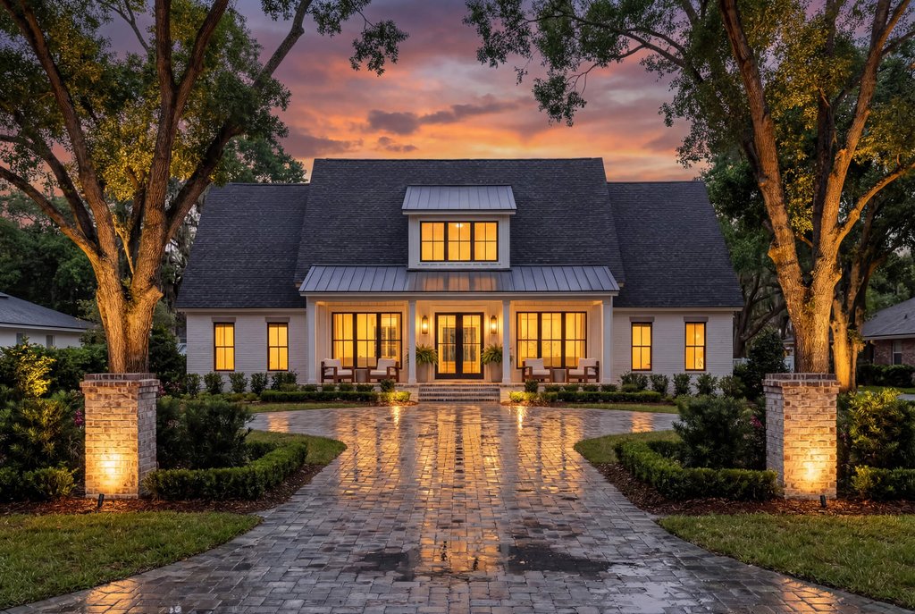 Exterior - Front Elevation 2 for Farmhouse House Plan #430-366 - 4 bed, 3 bath