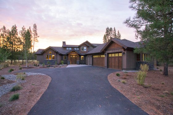 Exterior - Front Elevation 4 for Craftsman House Plan #892-11 - 3 bed, 4.5 bath