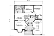 European Style House Plan - 2 Beds 1 Baths 1423 Sq/Ft Plan #138-275 