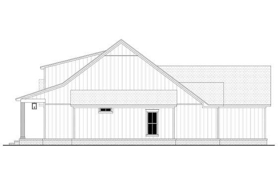 Exterior - Other Elevation 1 for Farmhouse House Plan #430-331 - 4 bed, 2.5 bath