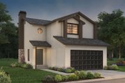 Adobe / Southwestern Style House Plan - 3 Beds 2.5 Baths 1277 Sq/Ft Plan #1-1069 