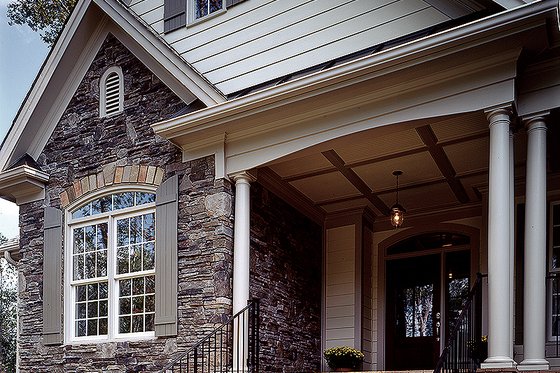 Exterior - Front Elevation 4 for Country House Plan #929-9 - 4 bed, 3 bath