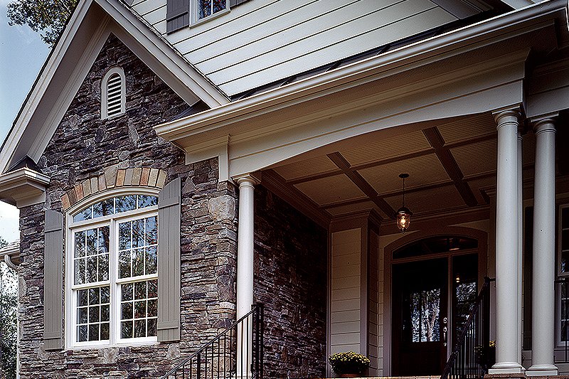 Home Plan - Exterior - Front Elevation 4 for Country House Plan #929-9 - 4 bed, 3 bath
