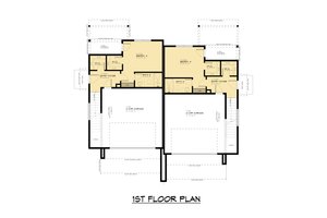 Floor Plan - Lower Floor for Contemporary House Plan #1066-238 - 8 bed, 6.5 bath