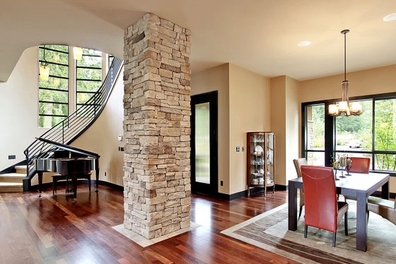 Interior - Dining Room 1 for Modern House Plan #132-221 - 4 bed, 4.5 bath